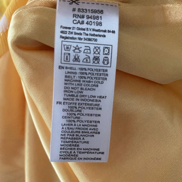 Forever 21 sz S Sleeveless V neck ruffle polkadot flare dress - Picture 5 of 6